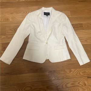 Banana Republic White Tailored Women's Blazer